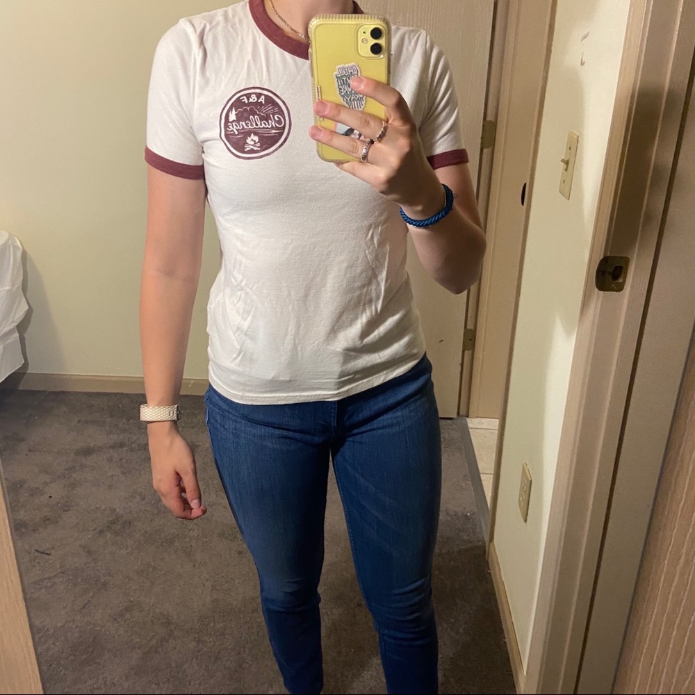 Abercrombie ringer tee